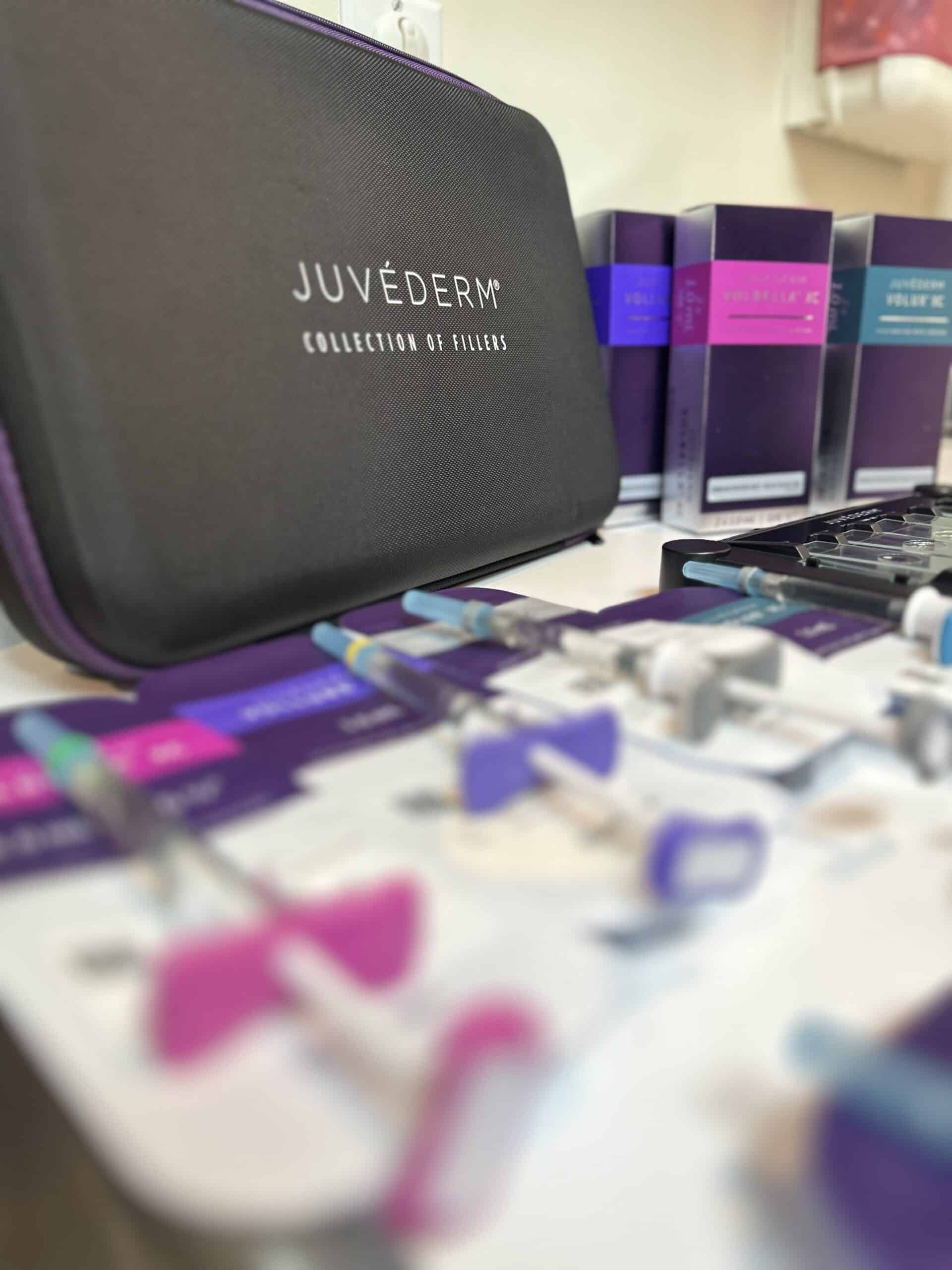 The entire Juvederm family of fillers available at Blue Medical Spa.